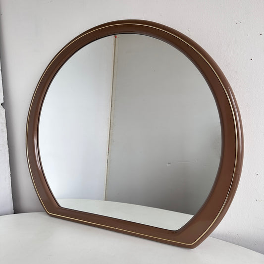 MR006 MAUVE TAUPE & GOLD WALL MIRROR