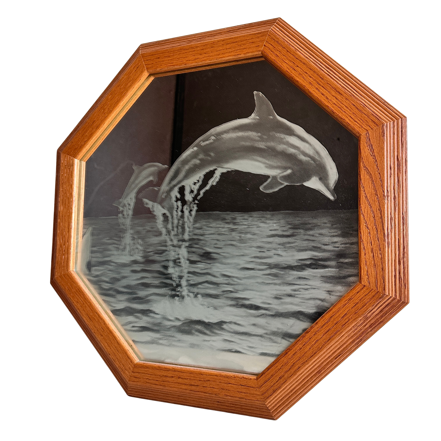 MR008 ETCHED DOLPHIN MIRROR