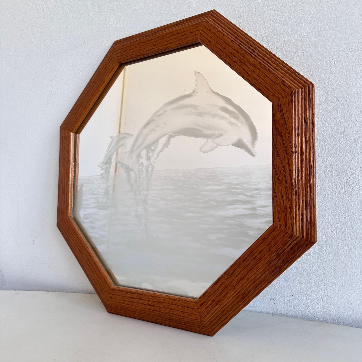 MR008 ETCHED DOLPHIN MIRROR