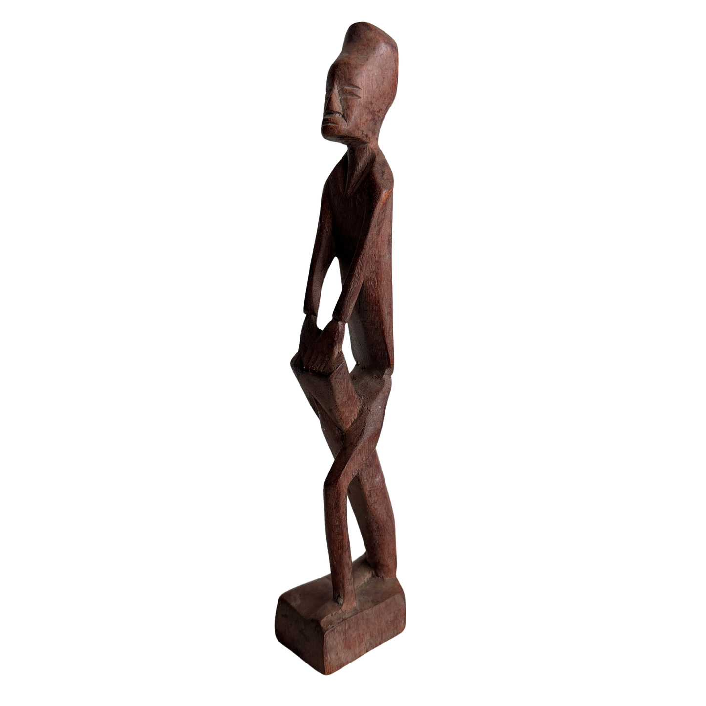 OB008 CARVED WOOD PERSON