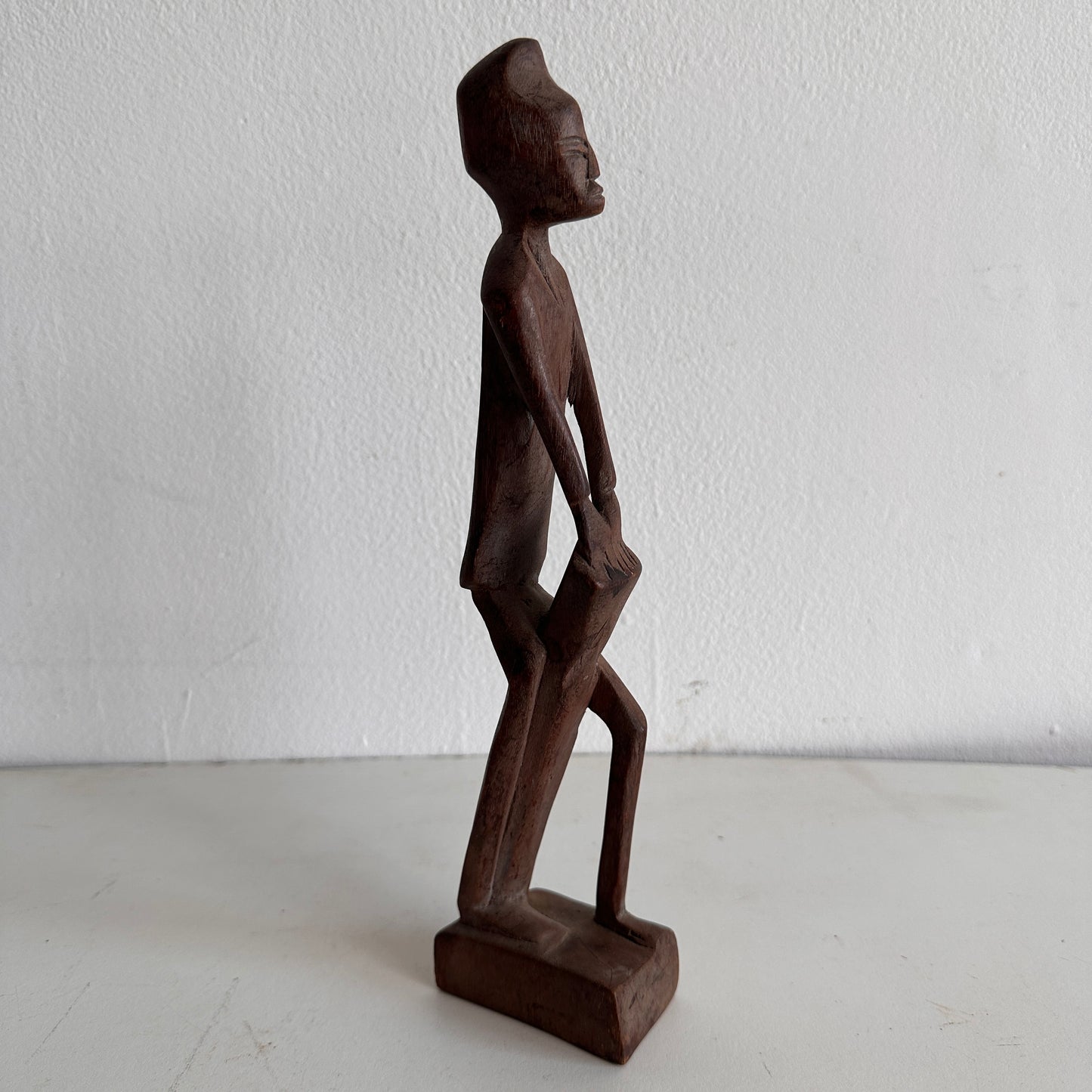 OB008 CARVED WOOD PERSON