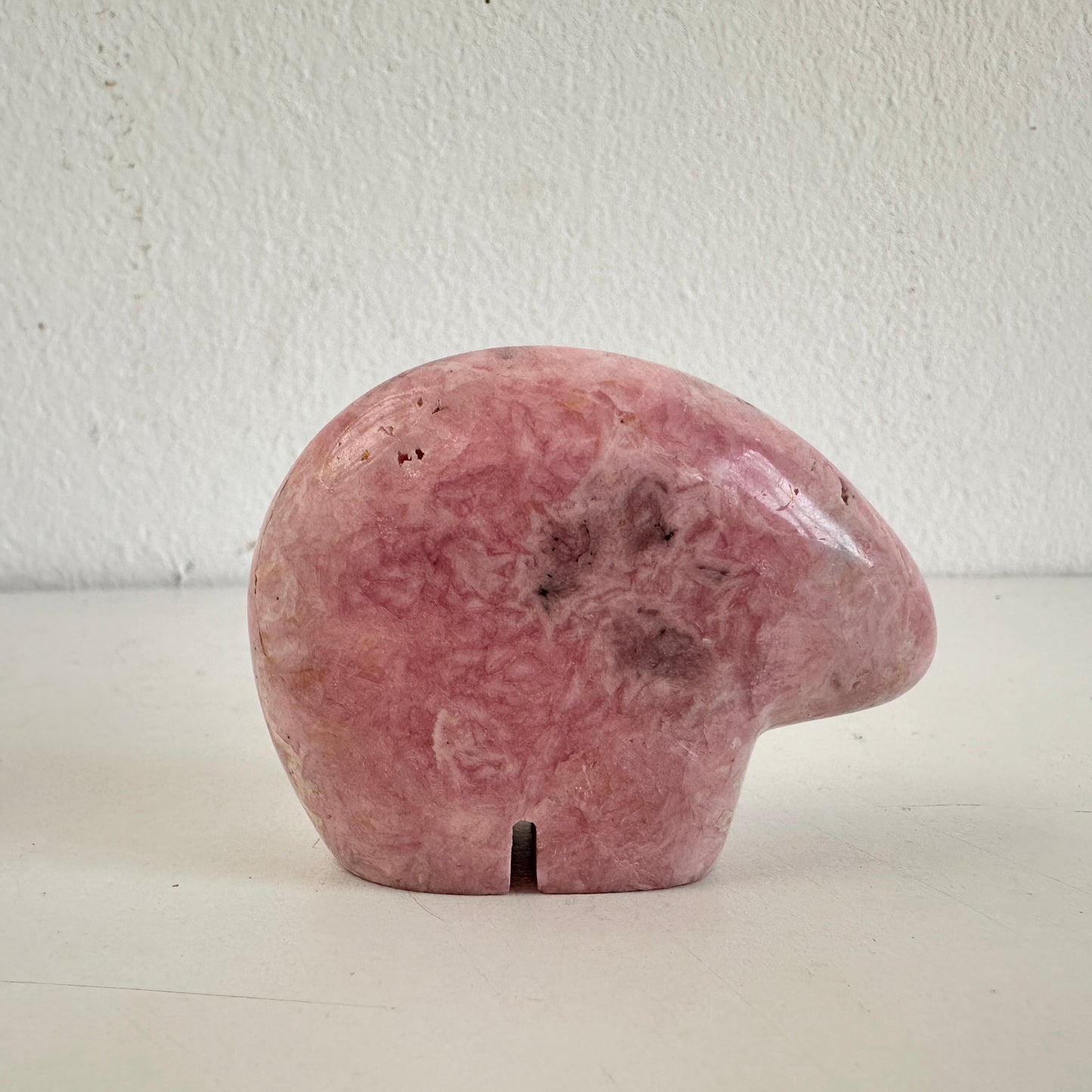 OB049 PINK STONE BEAR