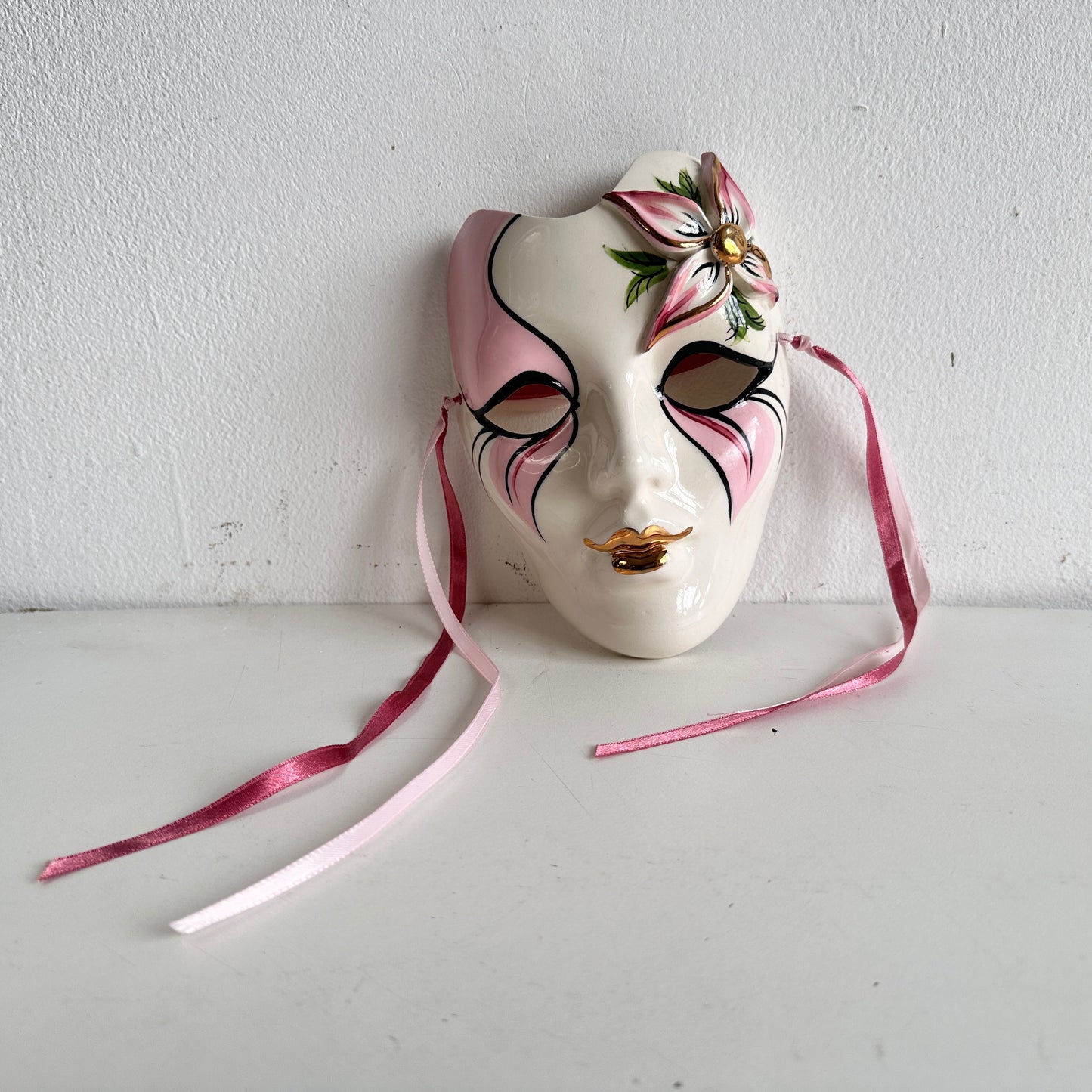 OB059 LADIES CERAMIC CARNIVAL MASK