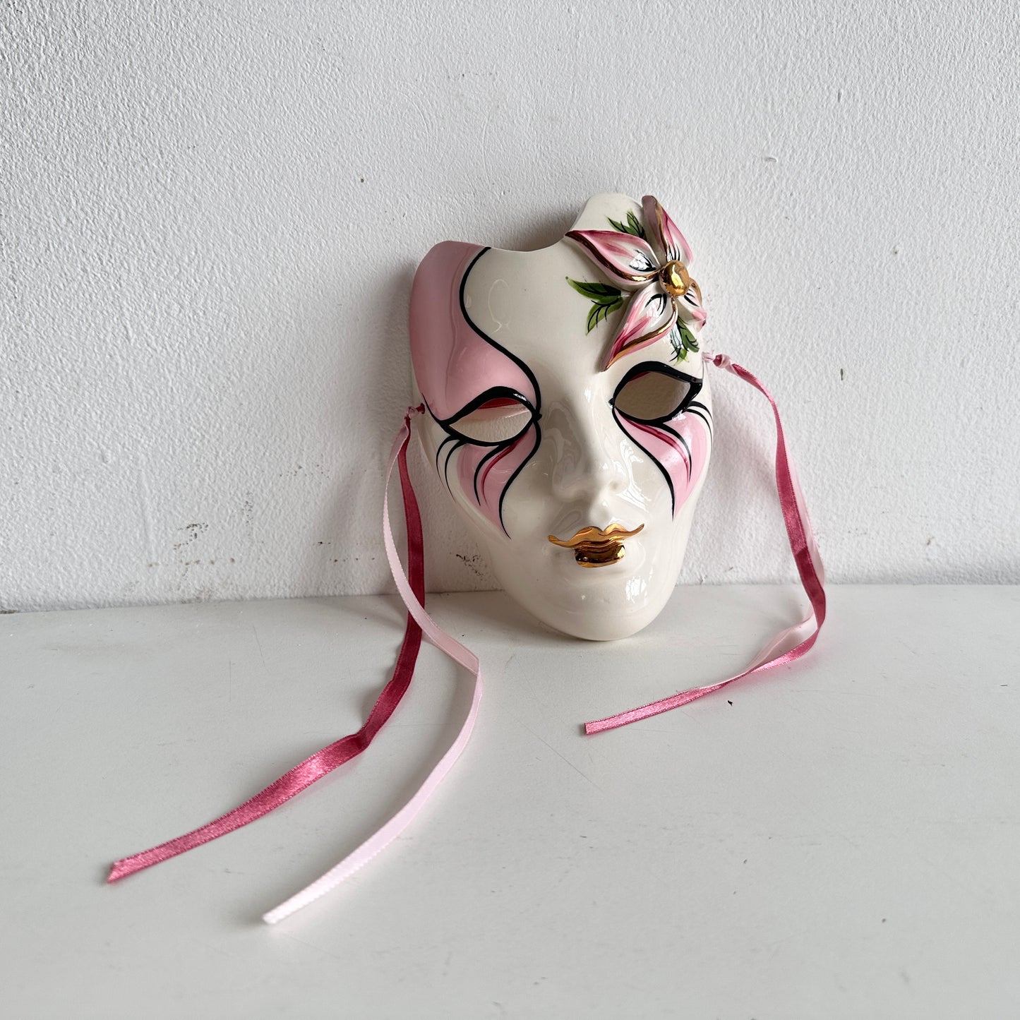 OB059 LADIES CERAMIC CARNIVAL MASK