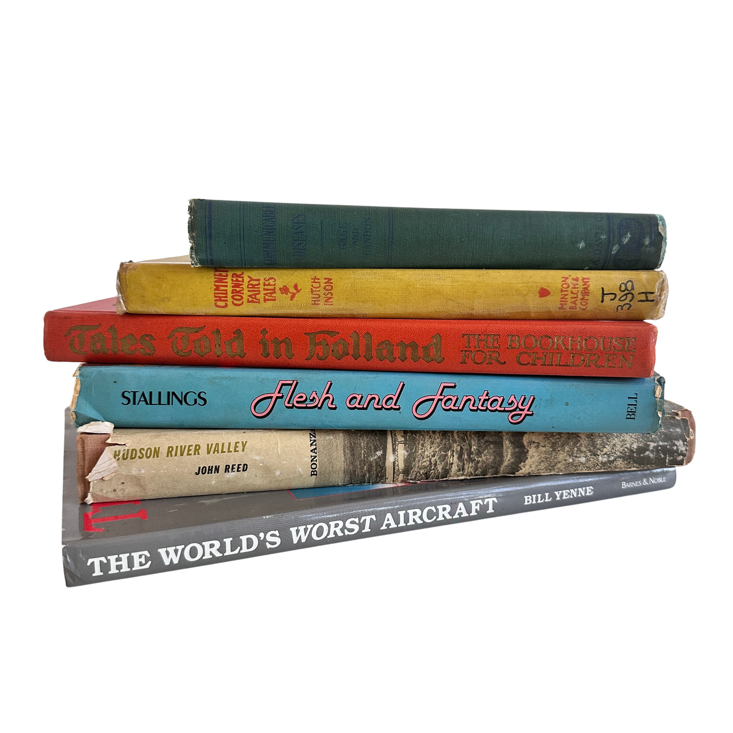 OB064 6" STACK OF BOOKS