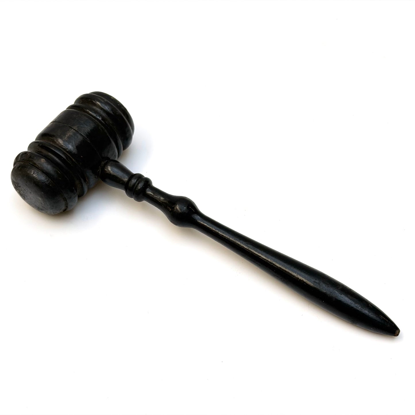 OB096 BLACK WOODEN GAVEL