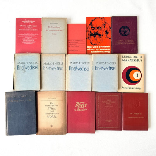OB191 13" 13" STACK OF BOOKS IN GERMAN