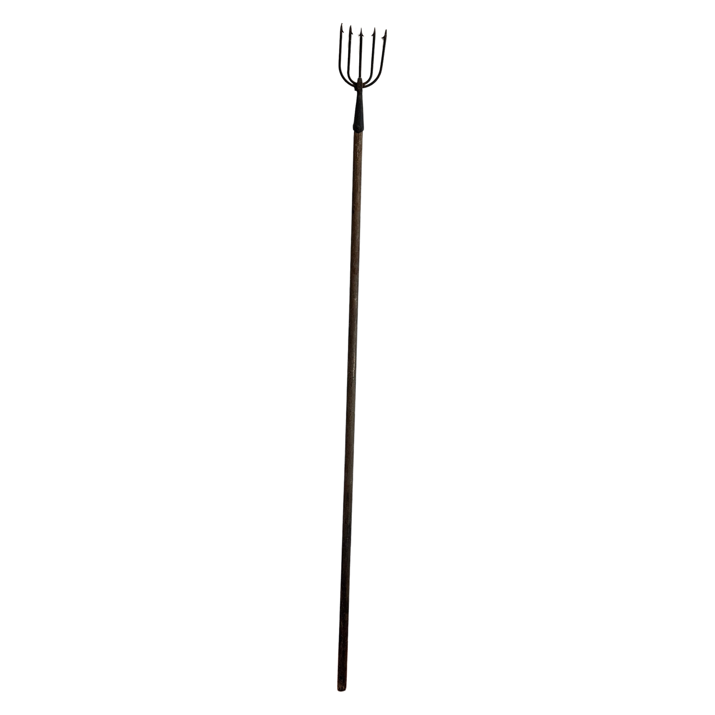 OD007 IRON & WOOD PITCHFORK