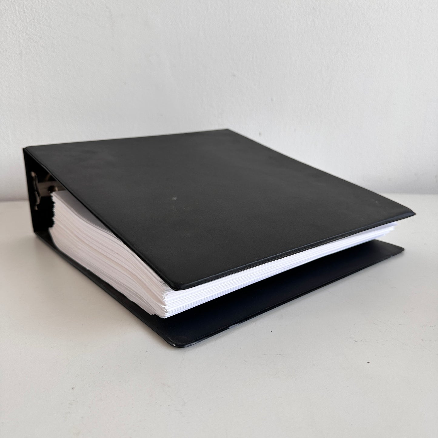 OF003 BLACK 3 RING BINDER FILLER WITH PAPER
