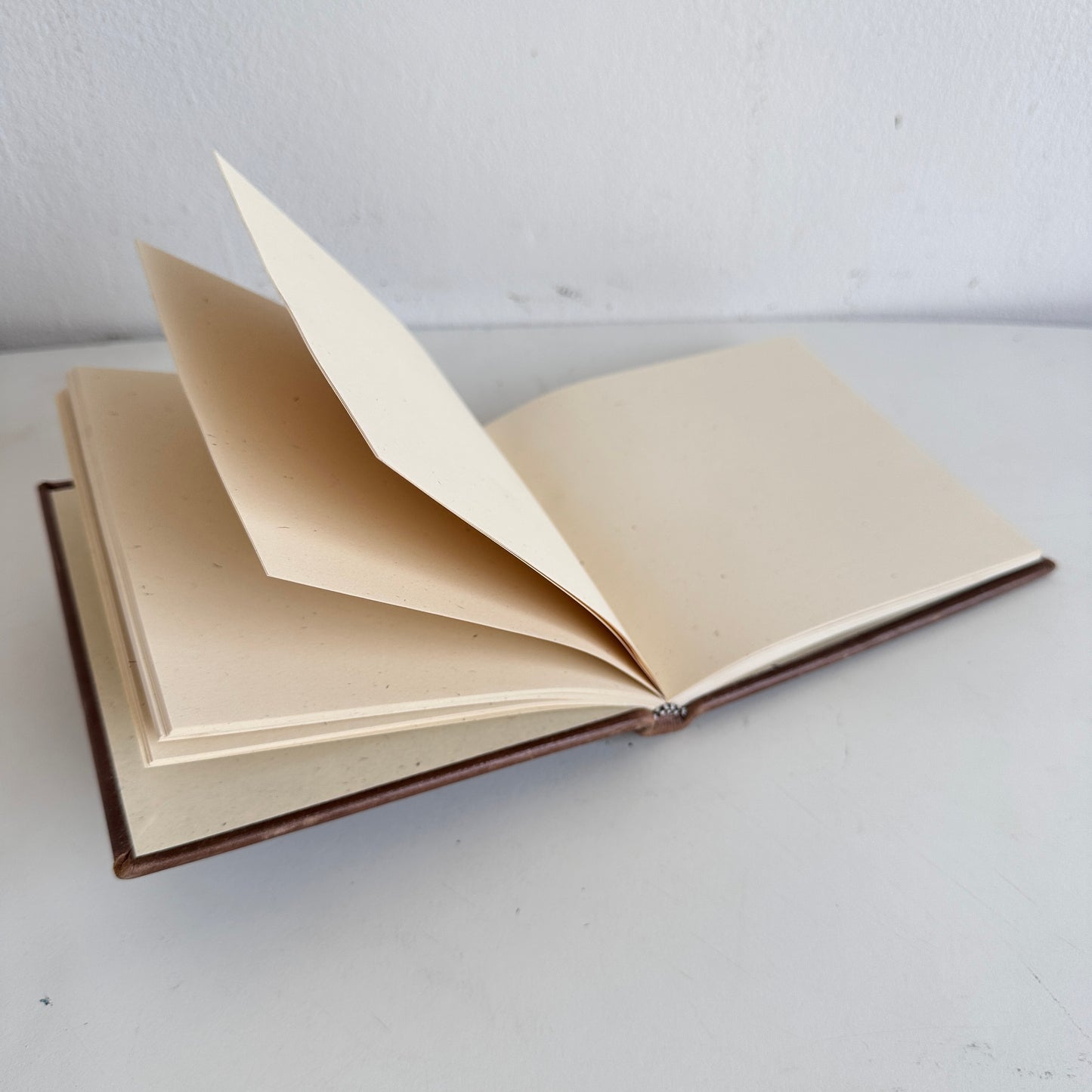 OF005 BROWN LEATHER NOTEBOOK #1