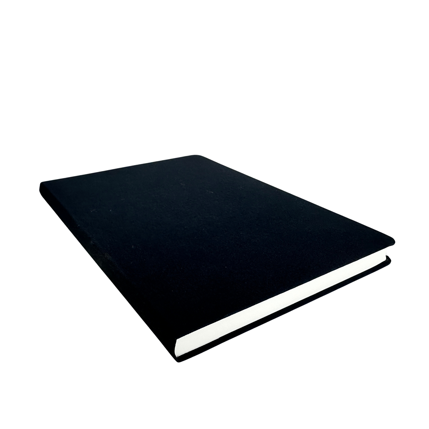 OF008 BLACK LINEN NOTEBOOK