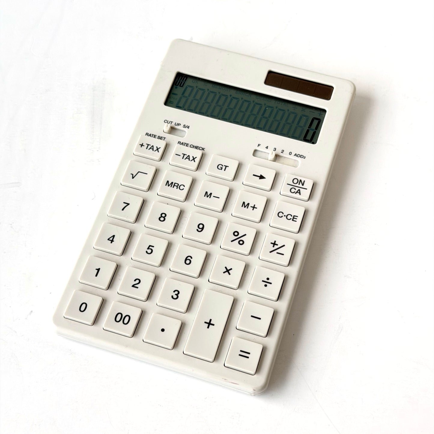OF022 WHITE DESK TOP CALCULATOR