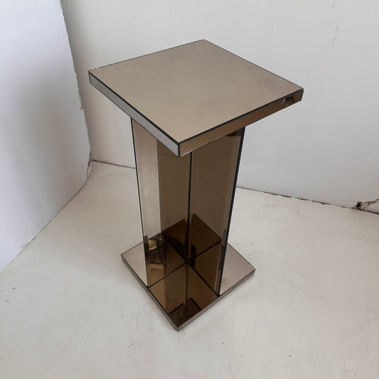 PD004 SMOKED MIRROR PEDESTAL