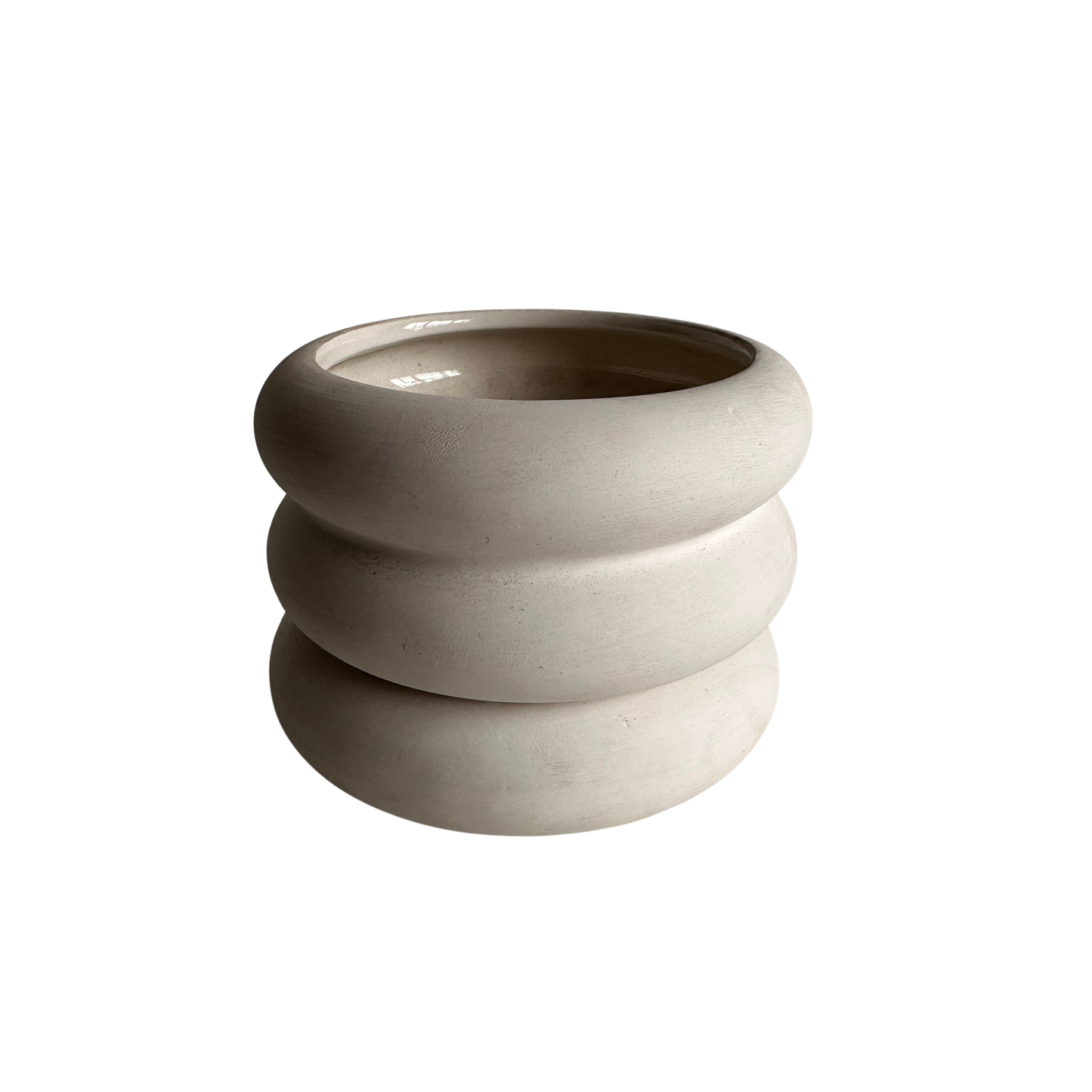 PL001 CCKW WHITE CERAMIC MINI PLANTER