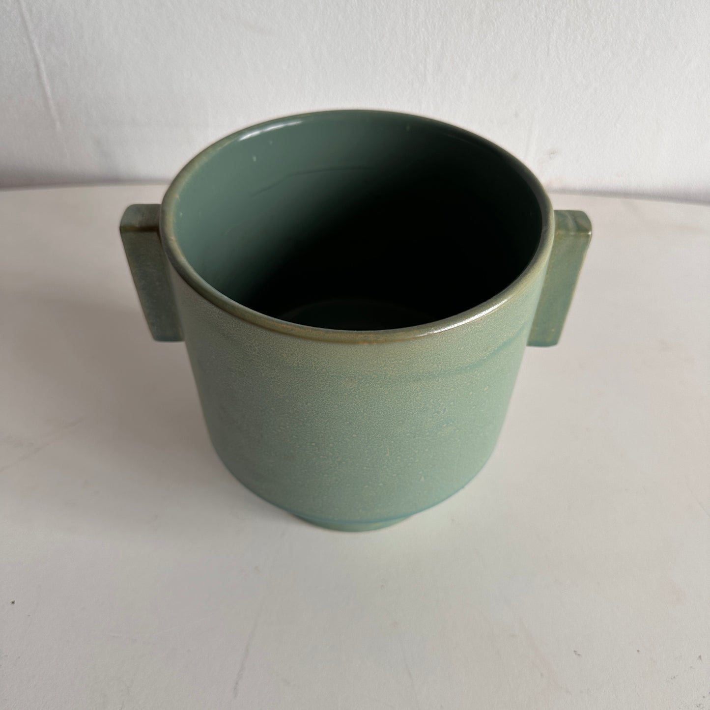 PL006 CELINE GREEN CERAMIC PLANTER