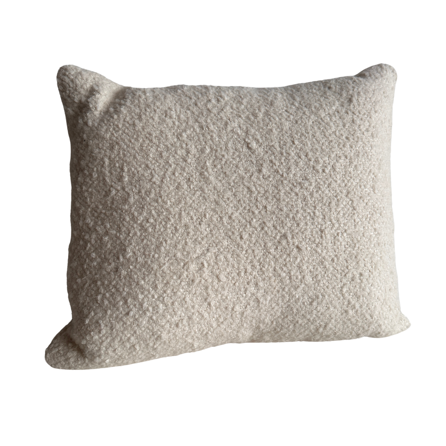 PW002 HOMENATURE IVORY LINEN & BOUCLE PILLOW