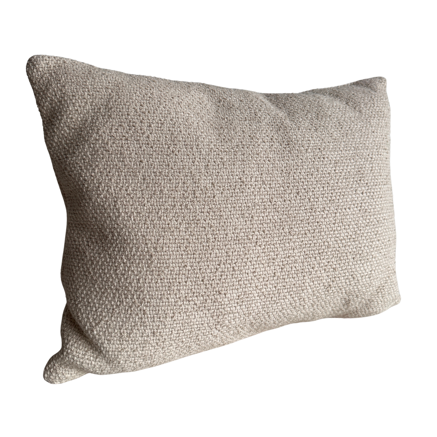 PW005 HOMENATURE CREAM KNITTED WOOL PILLOW