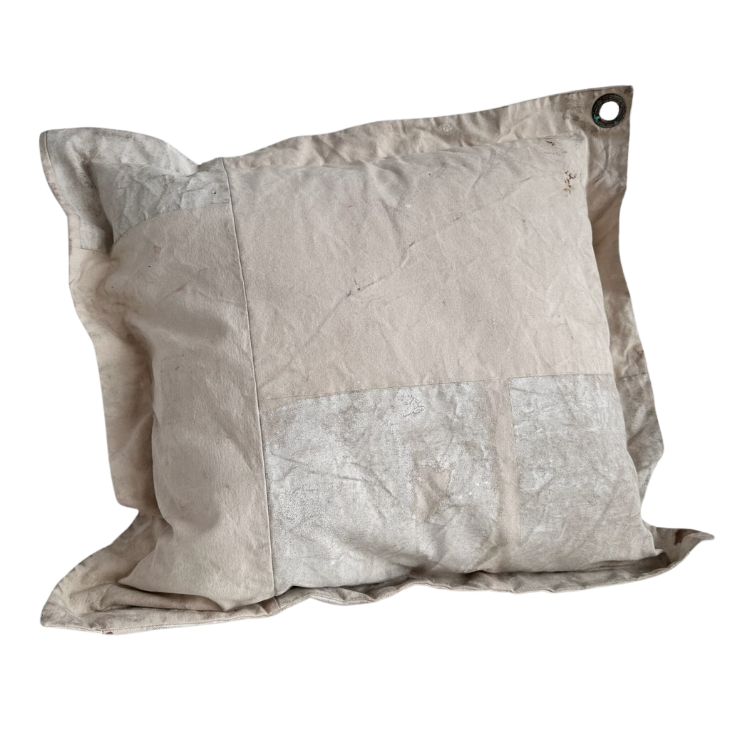 PW021 LARGE CANVAS PATCHWORK PILLOW