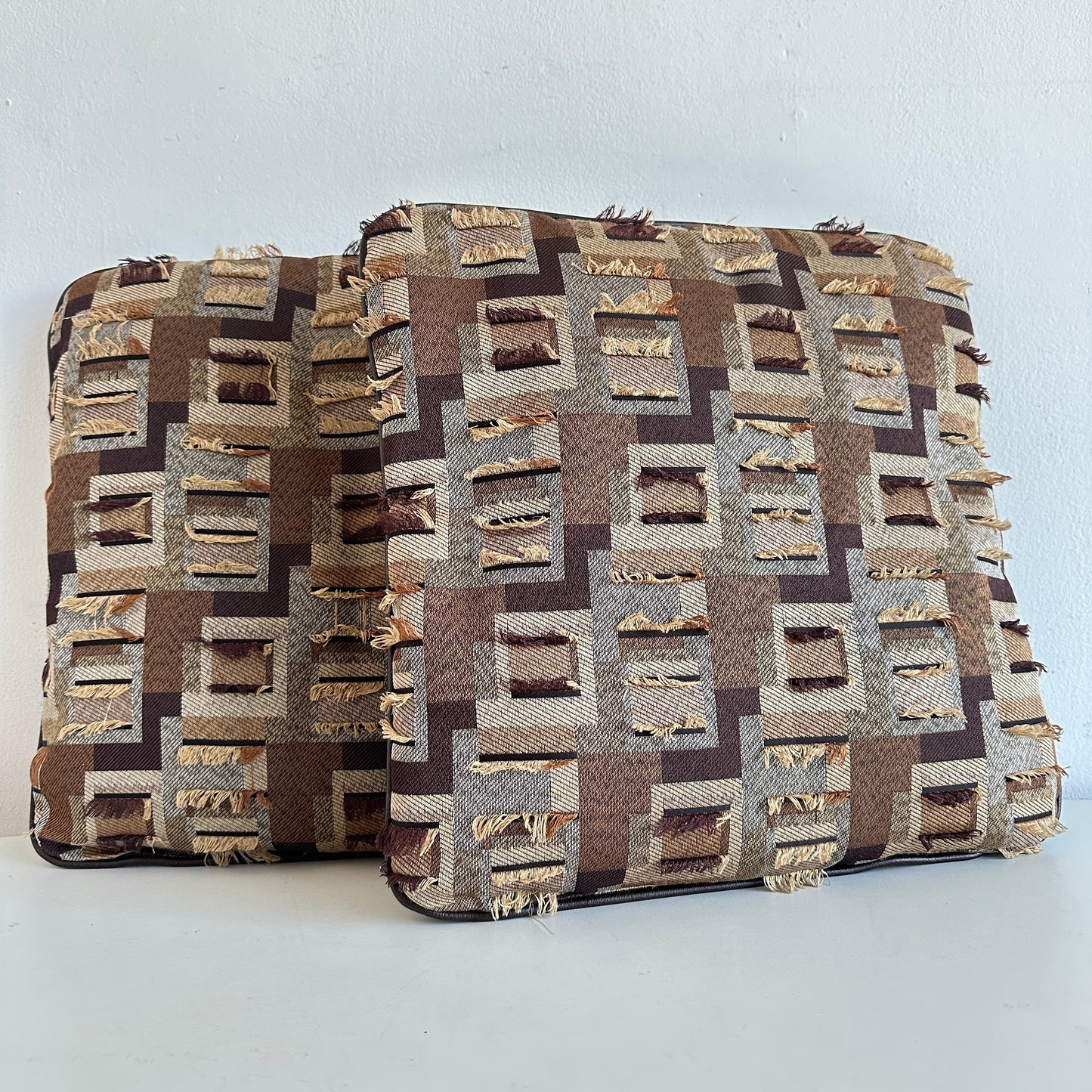 PW032 GEOMETRIC LEATHER EYELASH PILLOWS