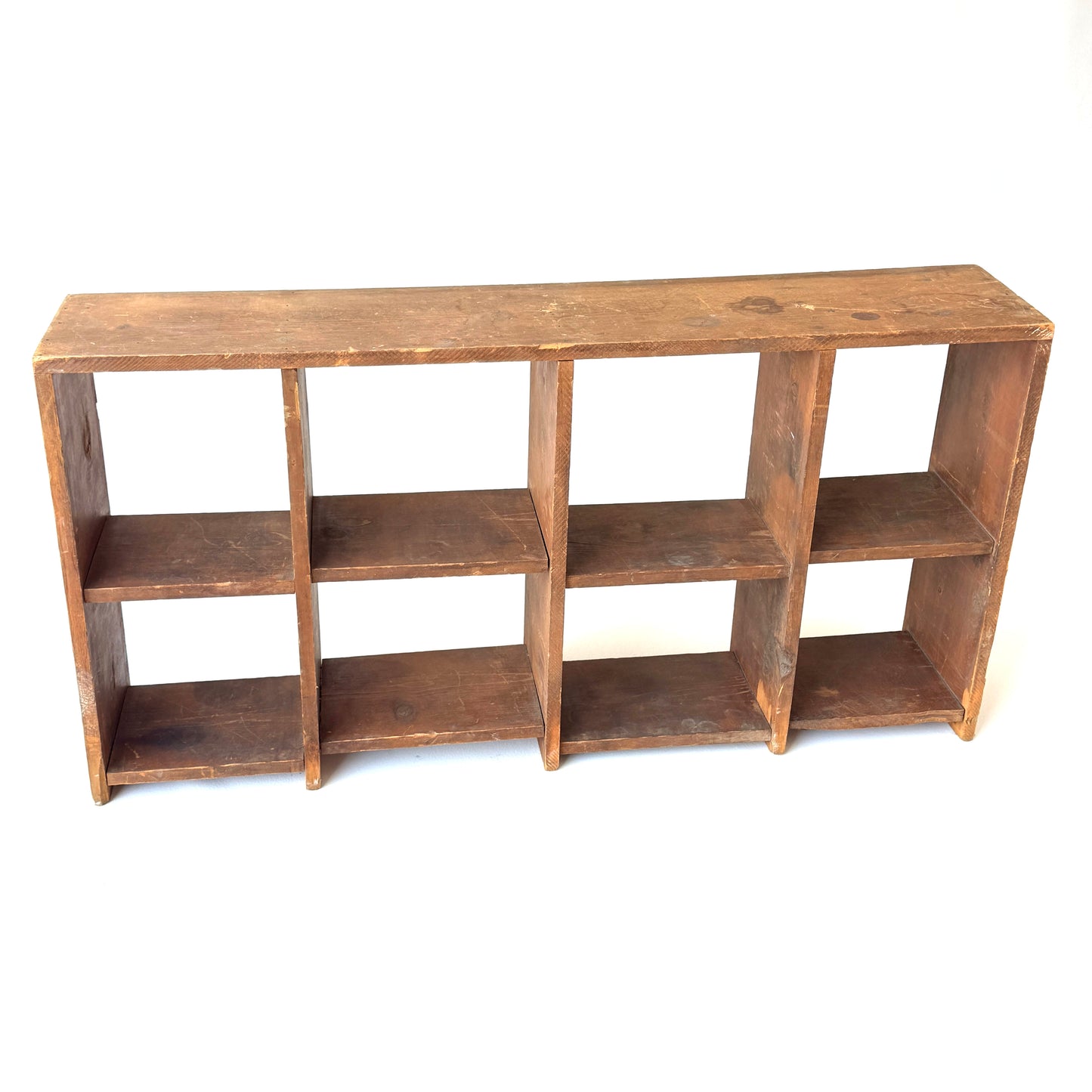 SH004 HANDMADE RUSTIC CUBBY SHELF