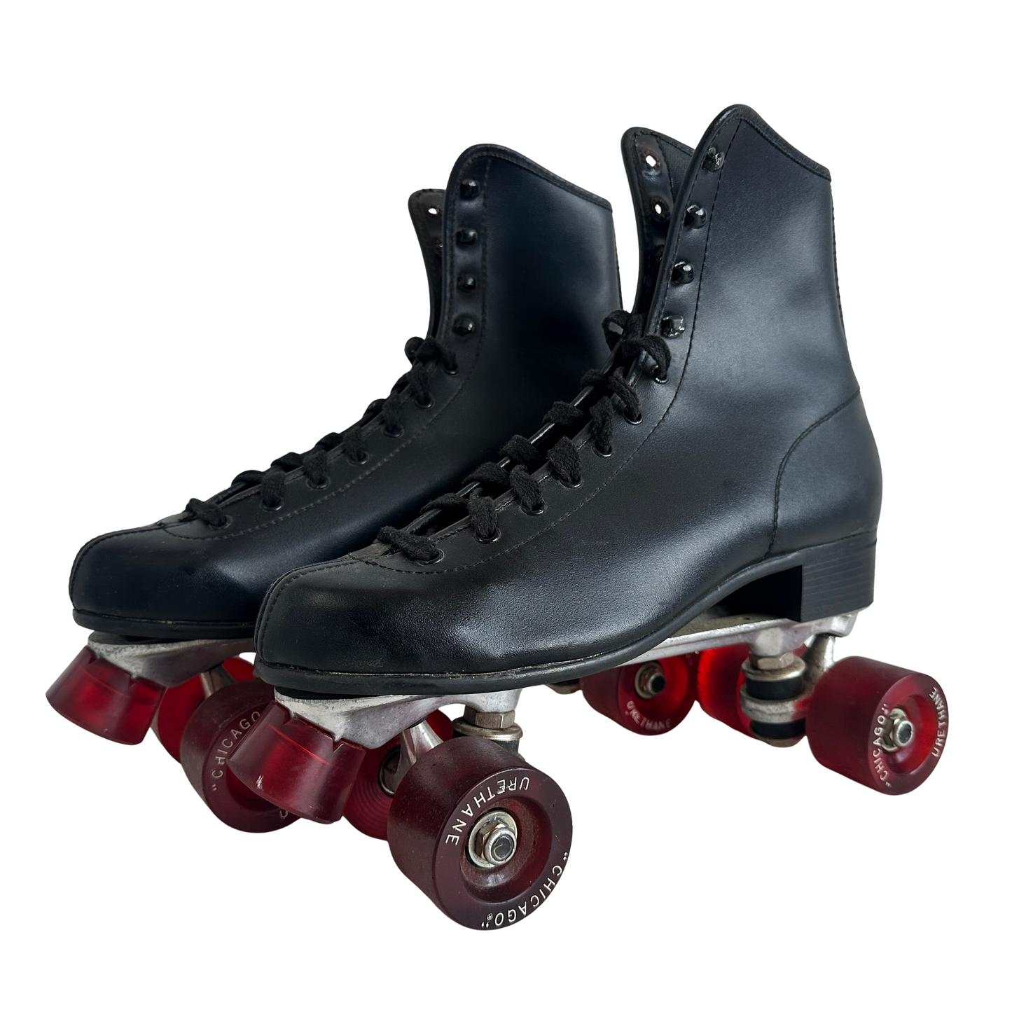 SP007 MEN'S SIZE 10 BLACK & RED ROLLER SKATES