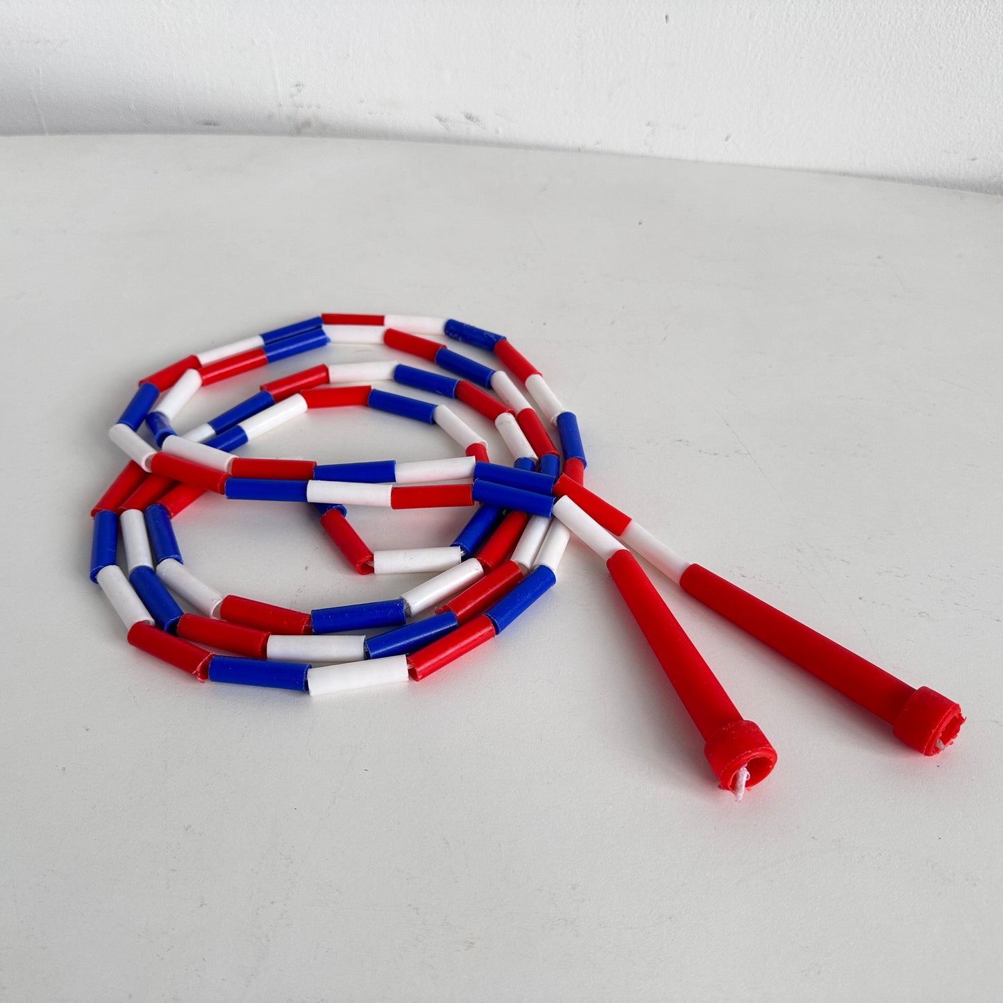 SP010 RED, WHITE, BLUE JUMP ROPE