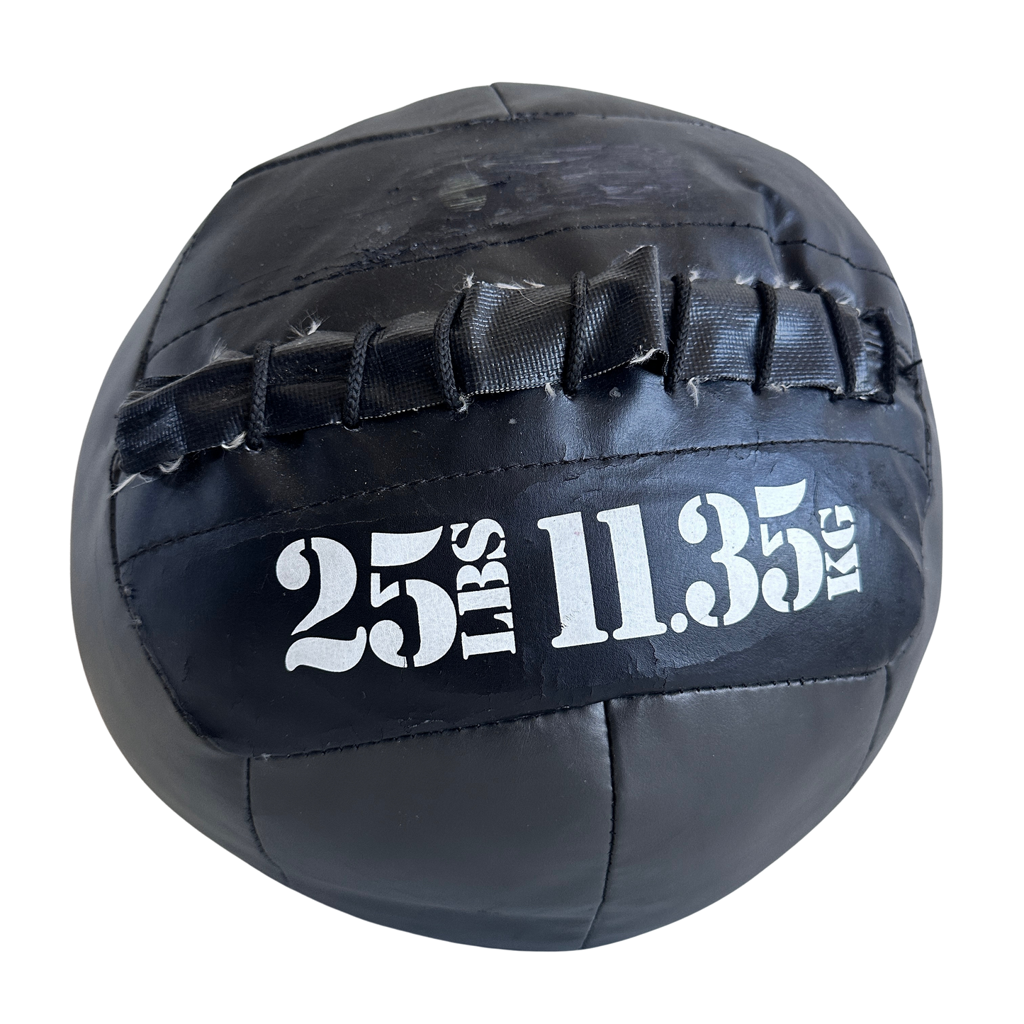 SP014 25LB BLACK MEDICINE BALL