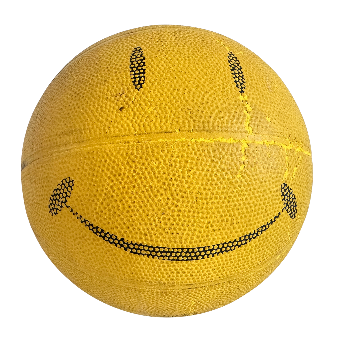SP020 YELLOW SMILEY FACE BASKETBALL