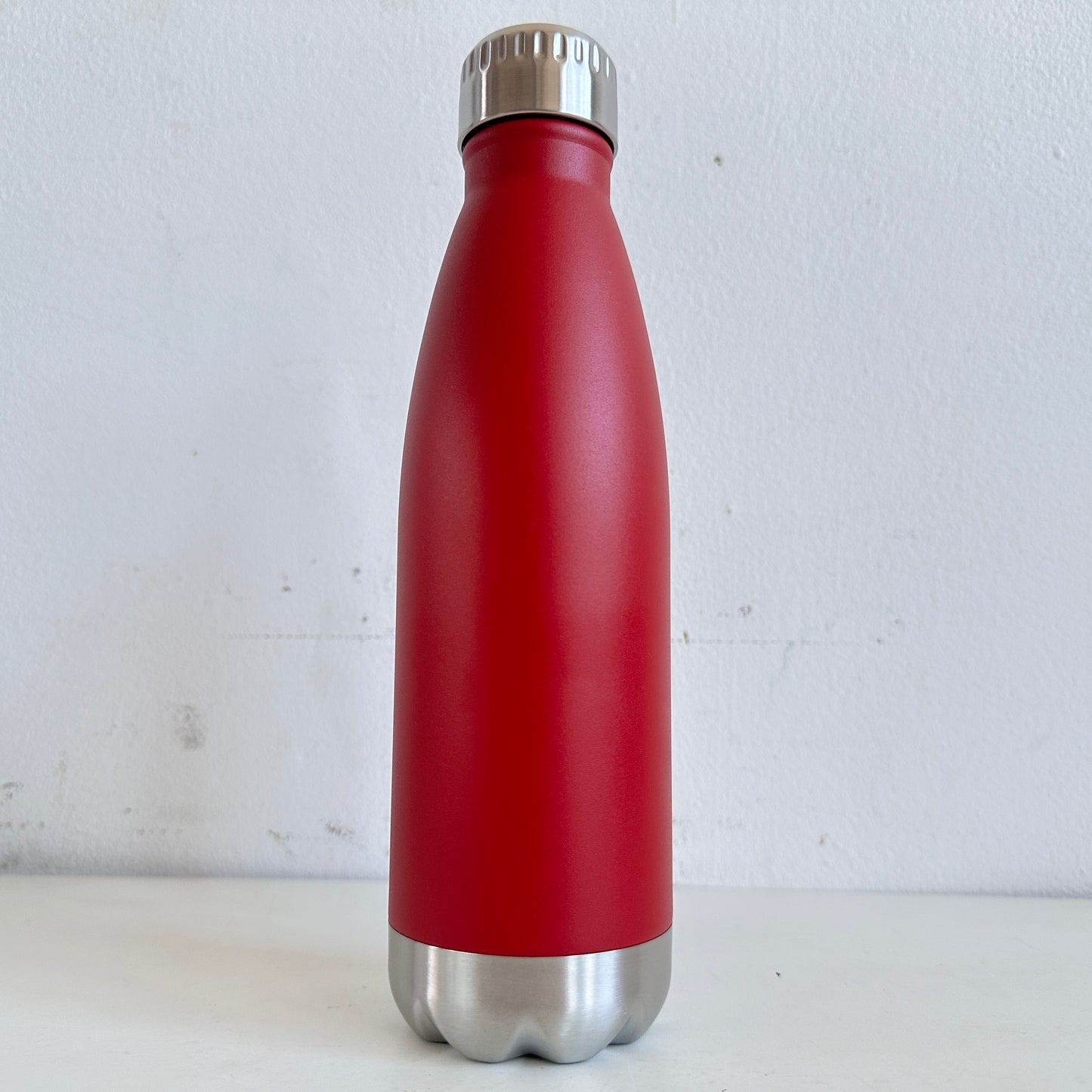 SP028 RED AND SILVER WATER BOTTLE