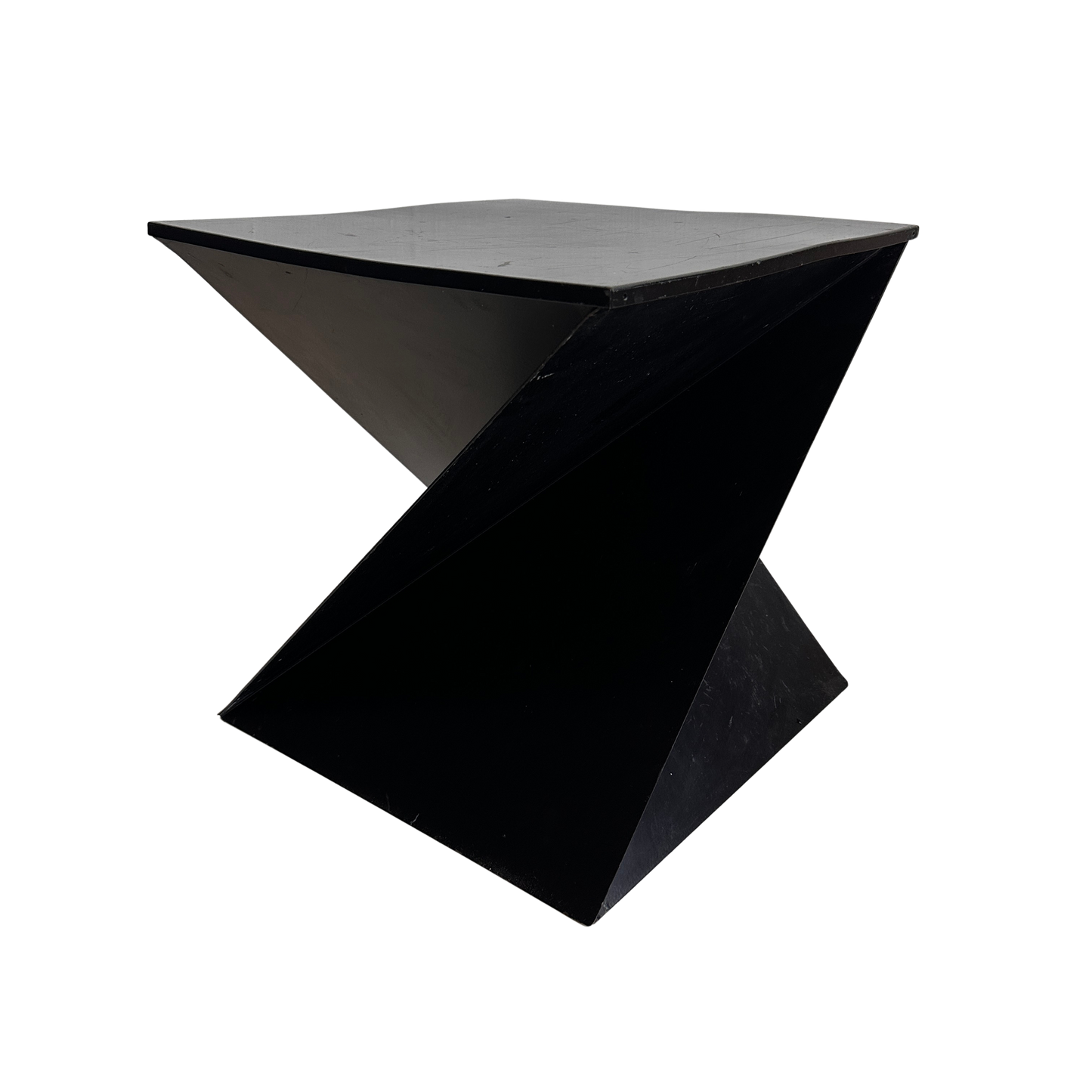 TB004 ITALIAN CUBIST METAL SIDE TABLE