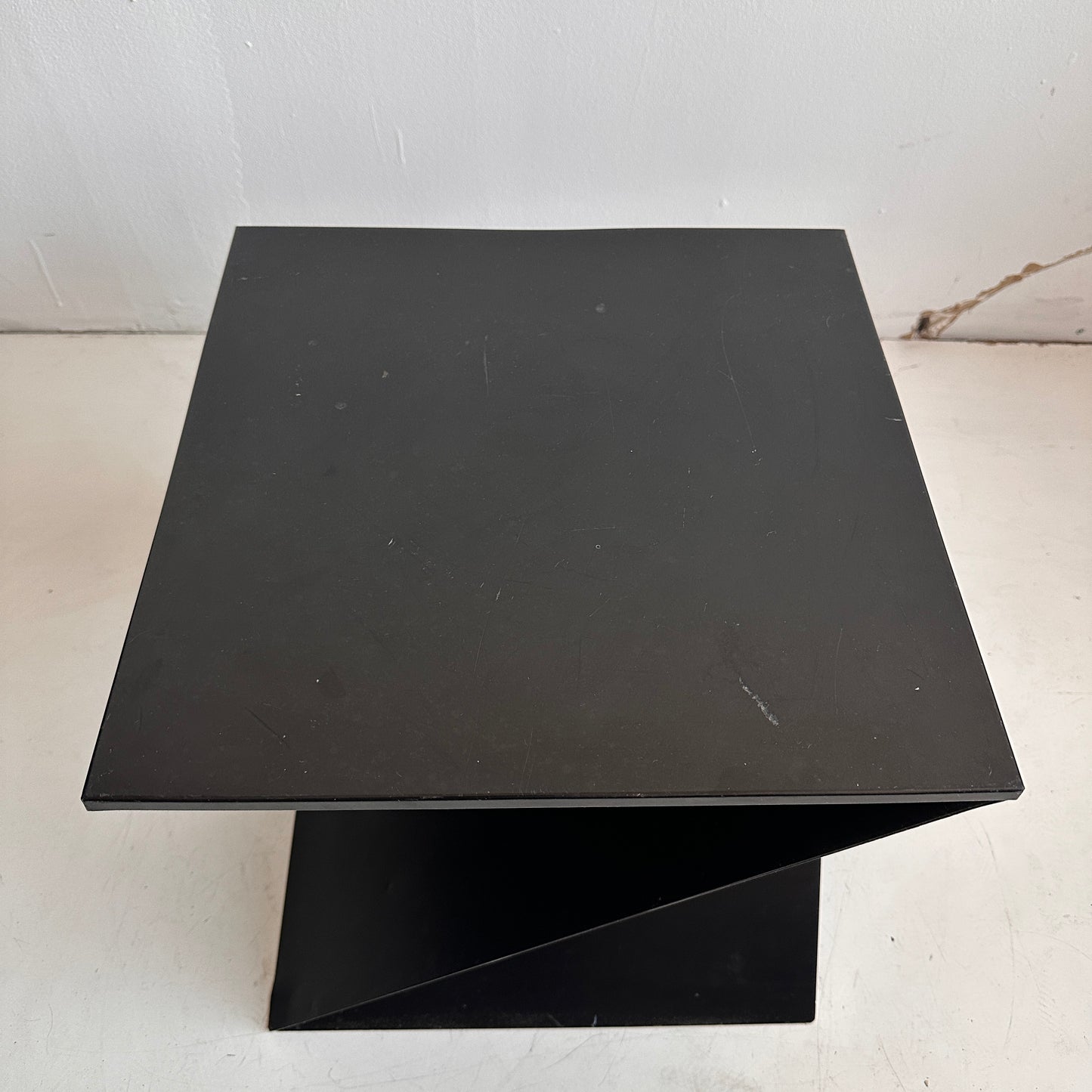 TB004 ITALIAN CUBIST METAL SIDE TABLE
