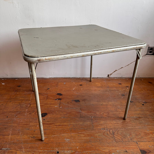 TB010 ZINOVIEV GREY TOP FOLDING CARD TABLE