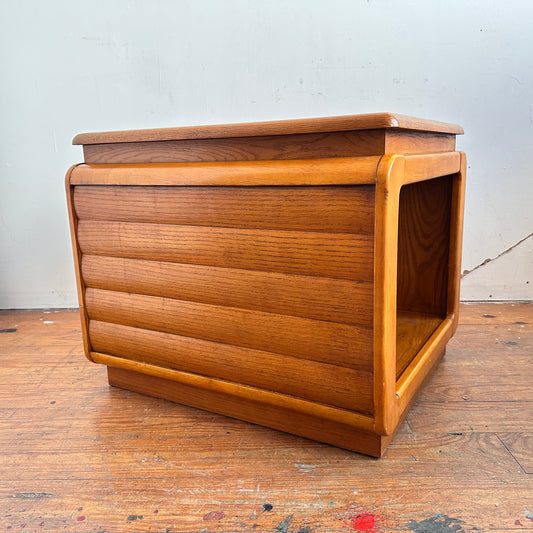 TB022 CHUNKY WOOD SIDE TABLE