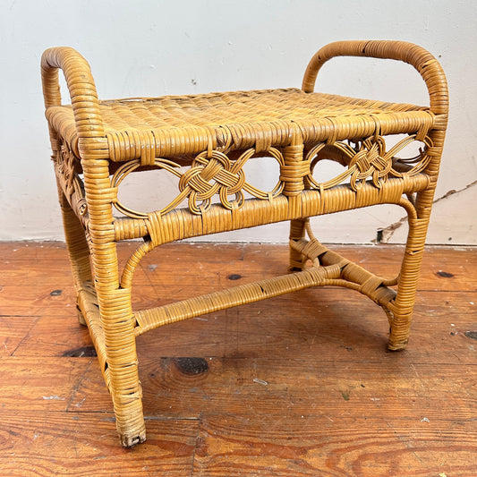 TB023 WICKER SIDE TABLE