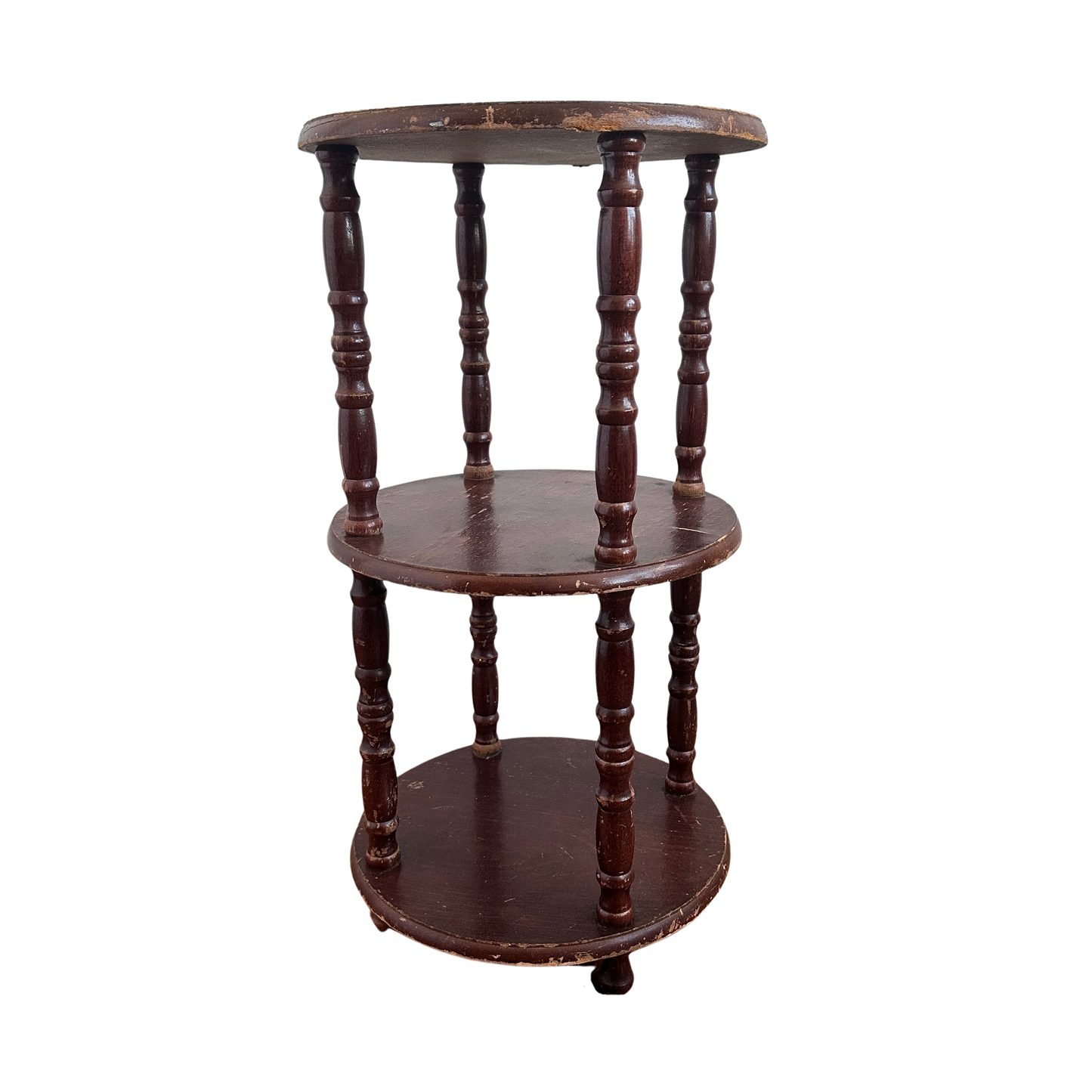 TB026 3 TIER WOOD SIDE TABLE