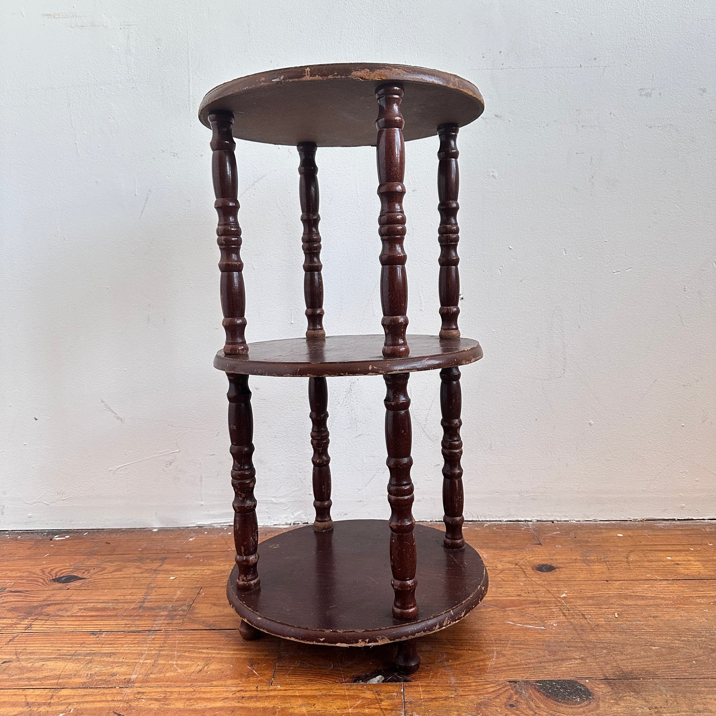 TB026 3 TIER WOOD SIDE TABLE