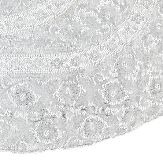 TL006 FLORAL LACE OVAL TABLECLOTH