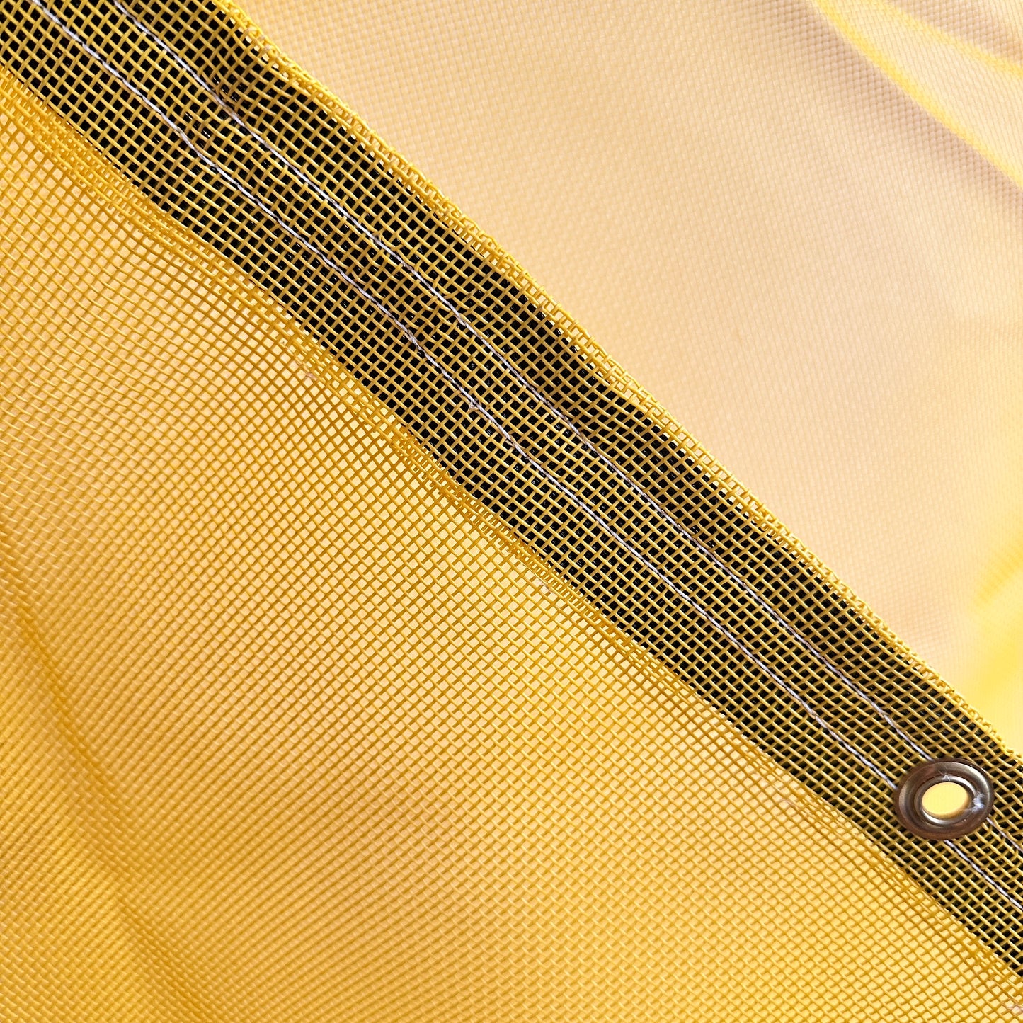 TP003 8' X 6' YELLOW MESH TARP