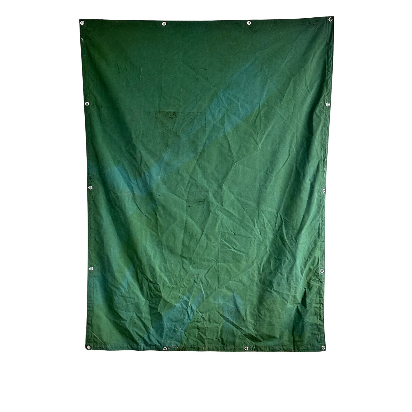 TP005 8' X 6' GREEN CANVAS TARP