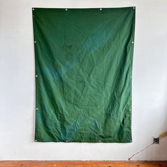 TP005 8' X 6' GREEN CANVAS TARP