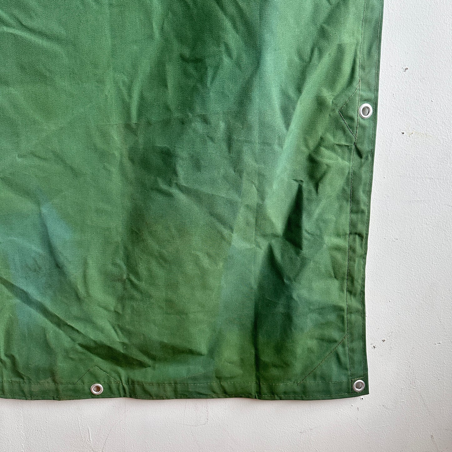 TP005 8' X 6' GREEN CANVAS TARP