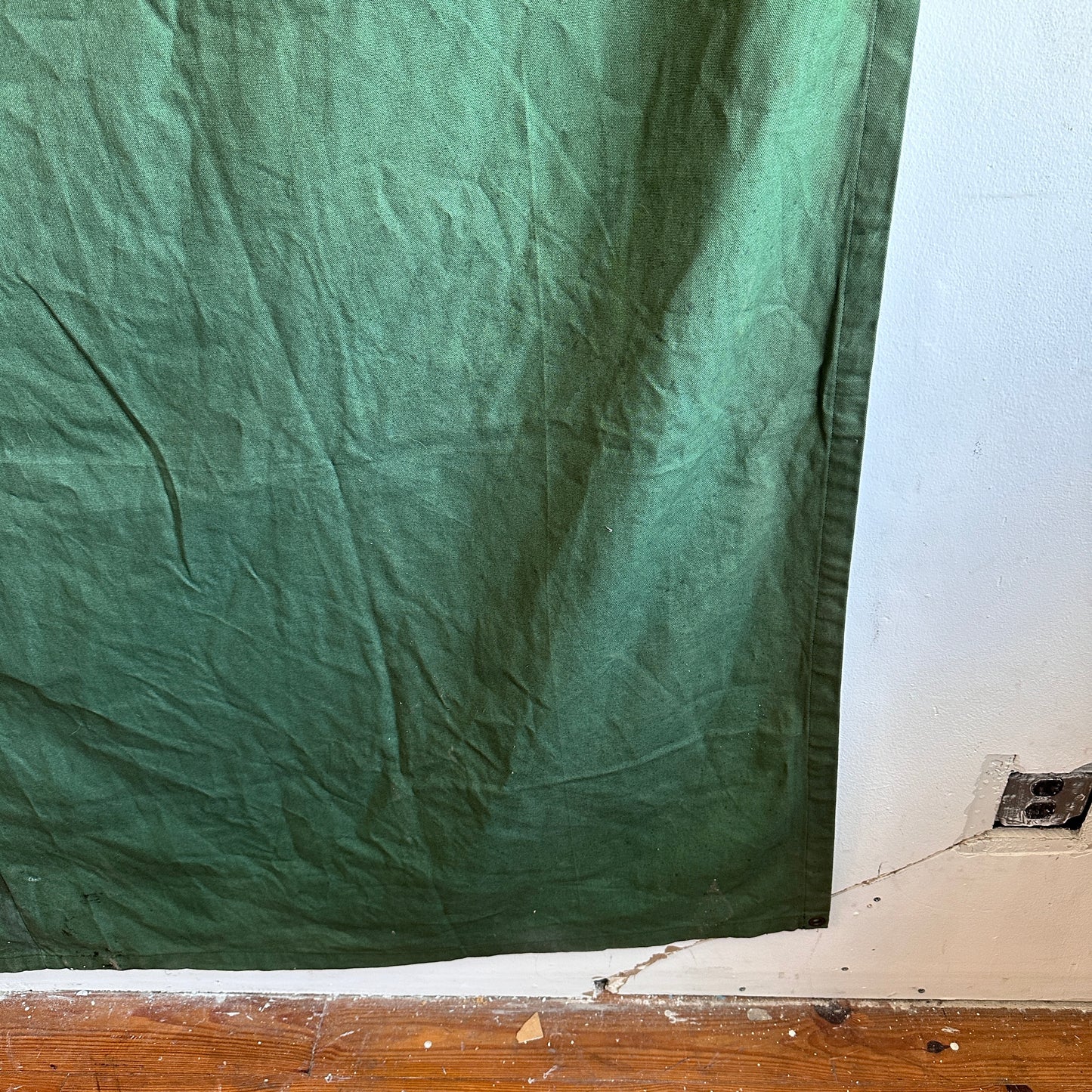 TP006 10' X 6' GREEN CANVAS TARP