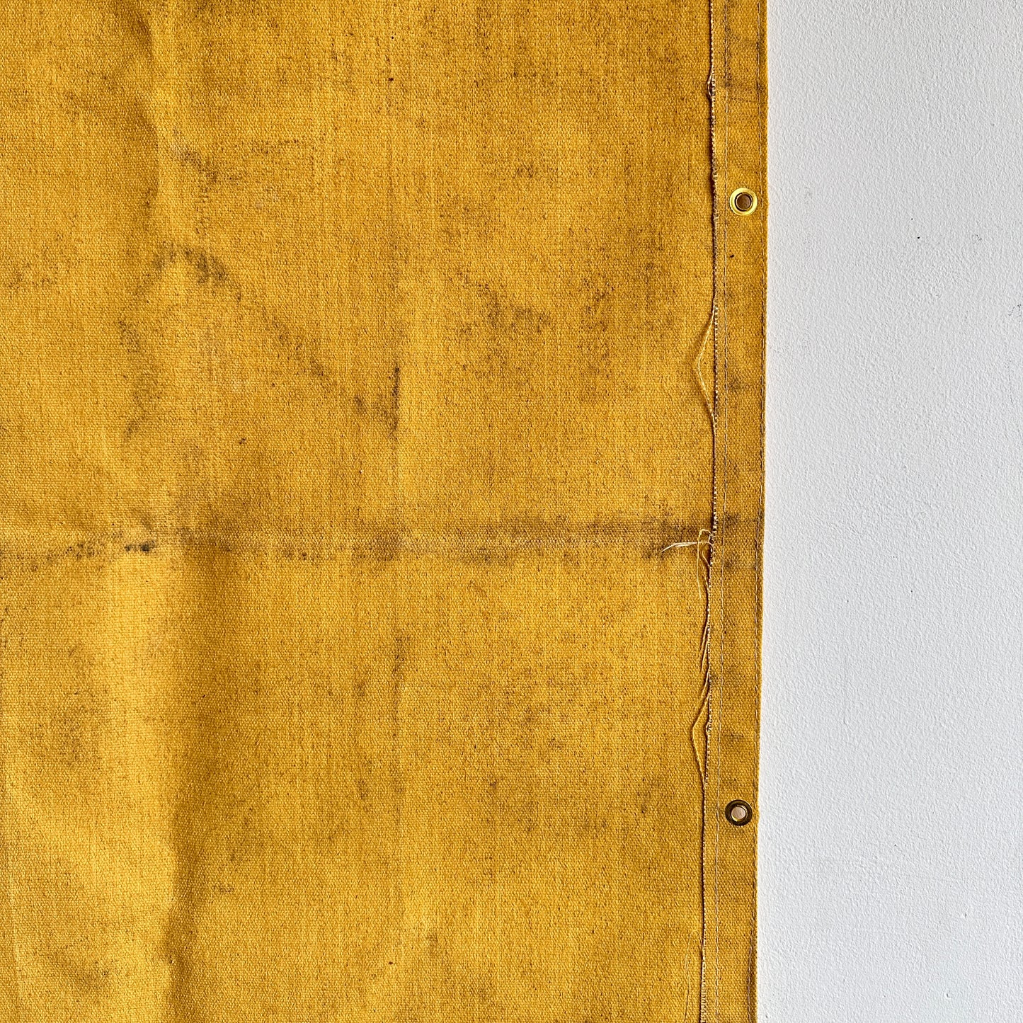 TP008 8' X 6' YELLOW CANVAS TARP
