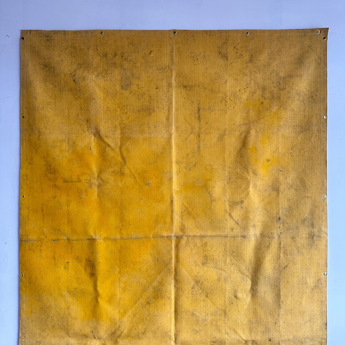 TP008 8' X 6' YELLOW CANVAS TARP