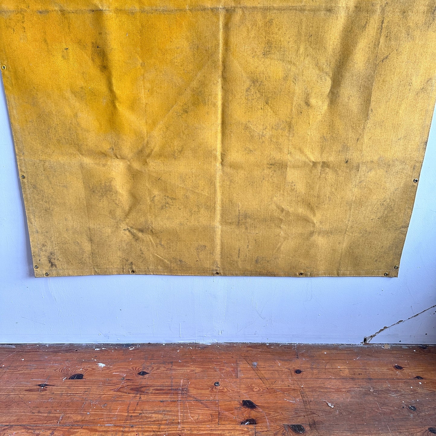 TP008 8' X 6' YELLOW CANVAS TARP