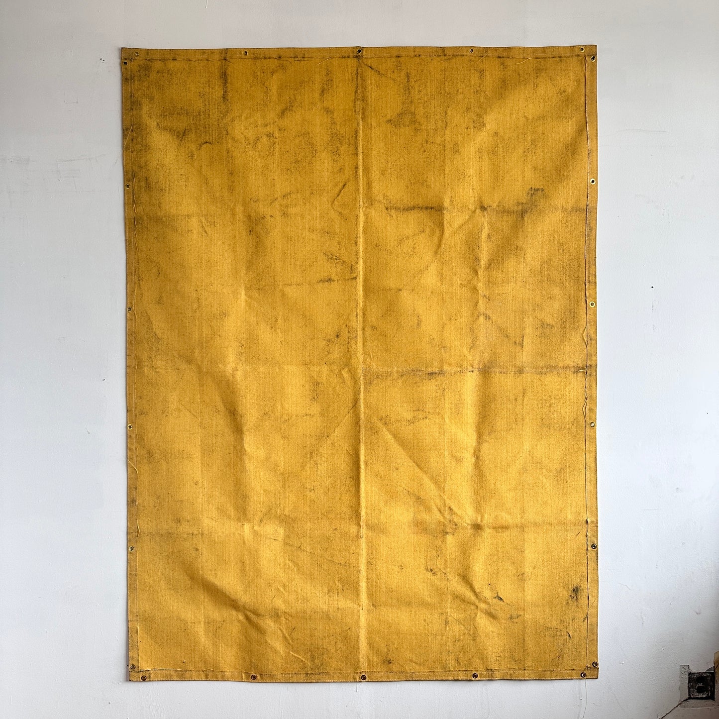TP008 8' X 6' YELLOW CANVAS TARP
