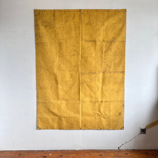 TP008 8' X 6' YELLOW CANVAS TARP