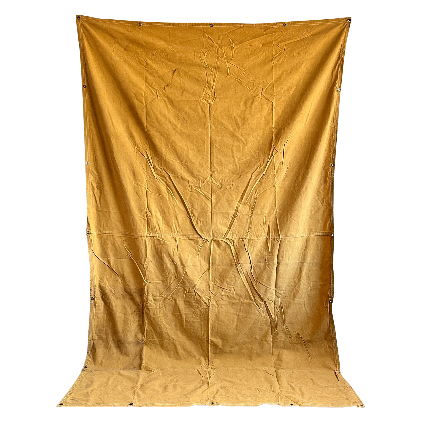 TP009 10' X 12' YELLOW CANVAS TARP
