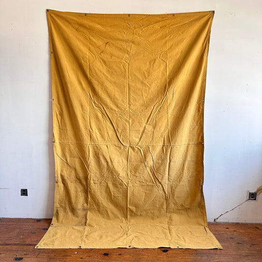 TP009 10' X 12' YELLOW CANVAS TARP