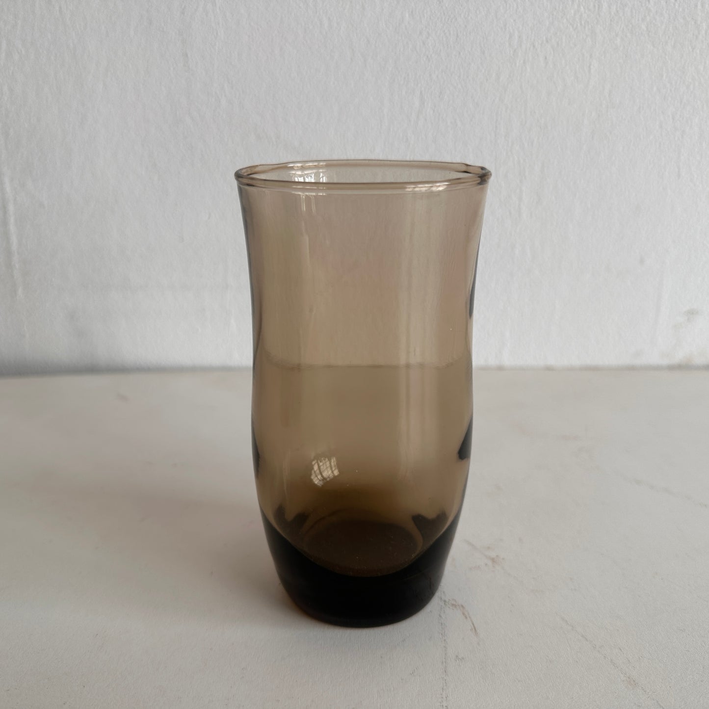TT025 SET OF FOUR SMOKED LEON GLASSES